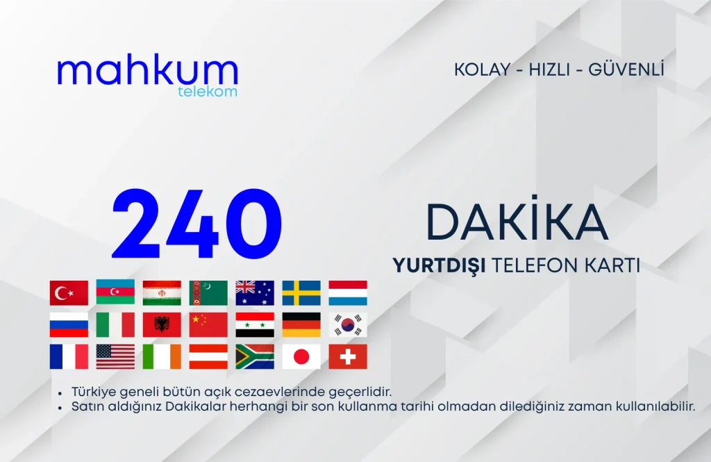 Yurtdışı 240 dakika paketi