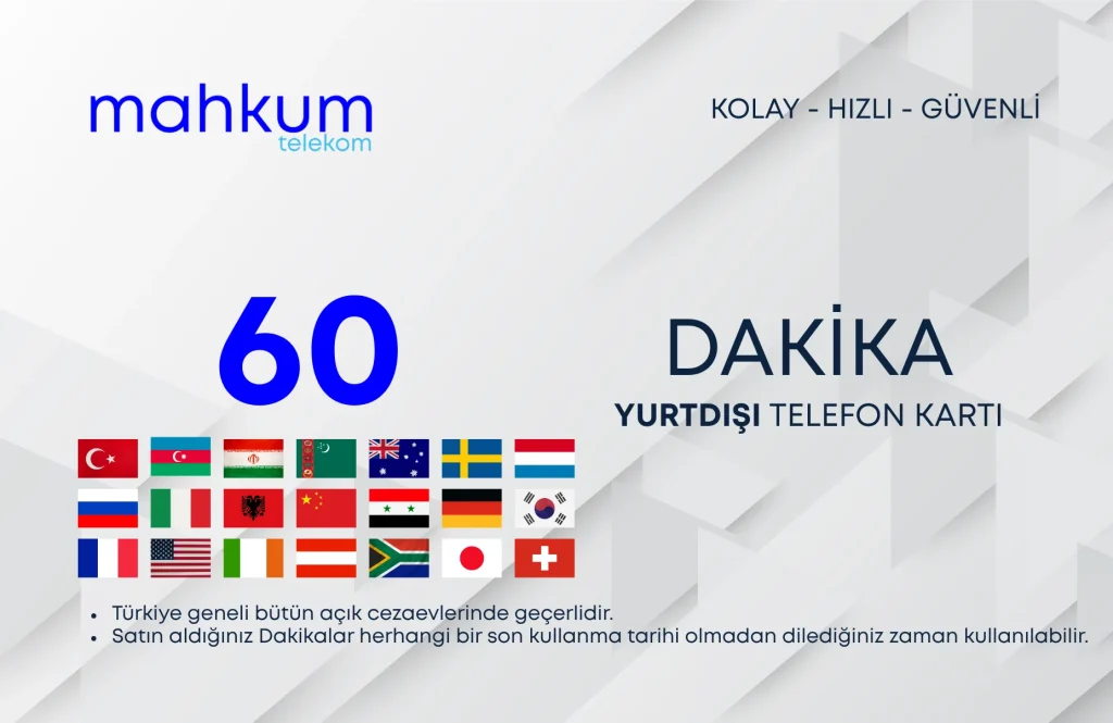 Yurtdışı 60 dakika paketi