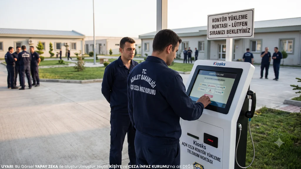 Açık cezaevi kontör yükleme makale görseli